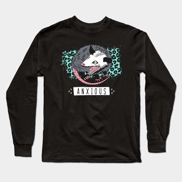 Anxious Possum Long Sleeve T-Shirt by Toodles & Jay